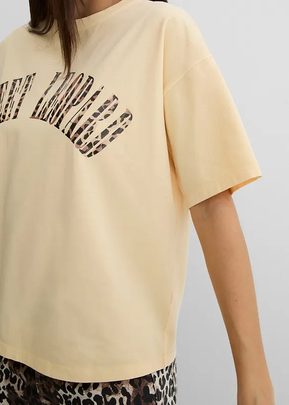 Oversize-Shirt aus weichem Baumwoll-Mix, bonprix