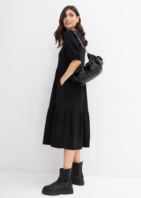 Shirtkleid aus reiner Baumwolle, bonprix