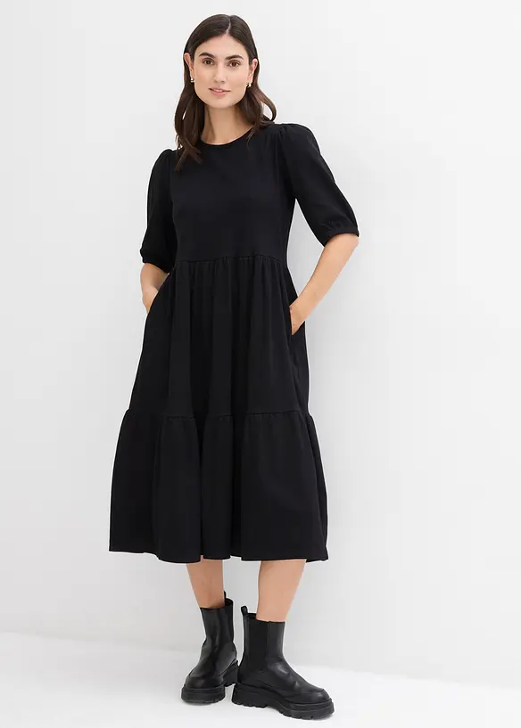 Shirtkleid aus reiner Baumwolle, bonprix