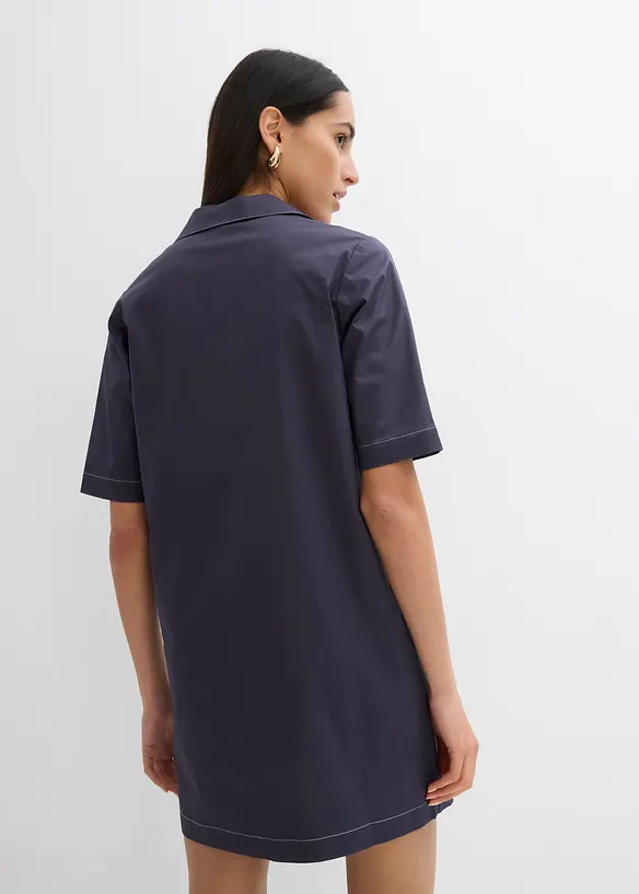 Robe-chemise en matière élastique, bonprix