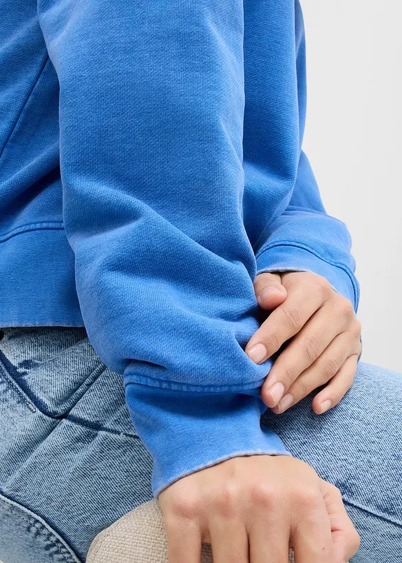 Sweat oversize en coton et viscose, bonprix