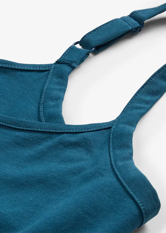 Spaghettitr&auml;ger-Top aus reiner Bio Baumwolle, (2er-Pack), bonprix