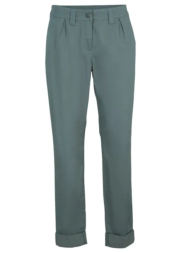 Chinohose aus Baumwolle, knöchellang, bonprix