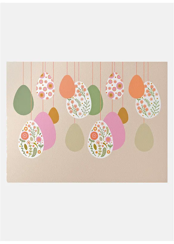 Paillasson &agrave; motif de P&acirc;ques, bonprix