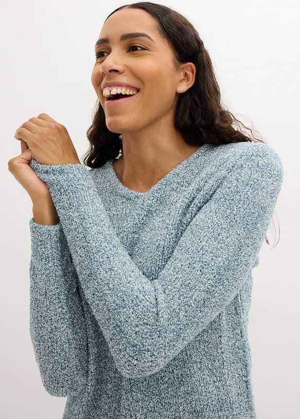 Strickfleecekleid, bonprix