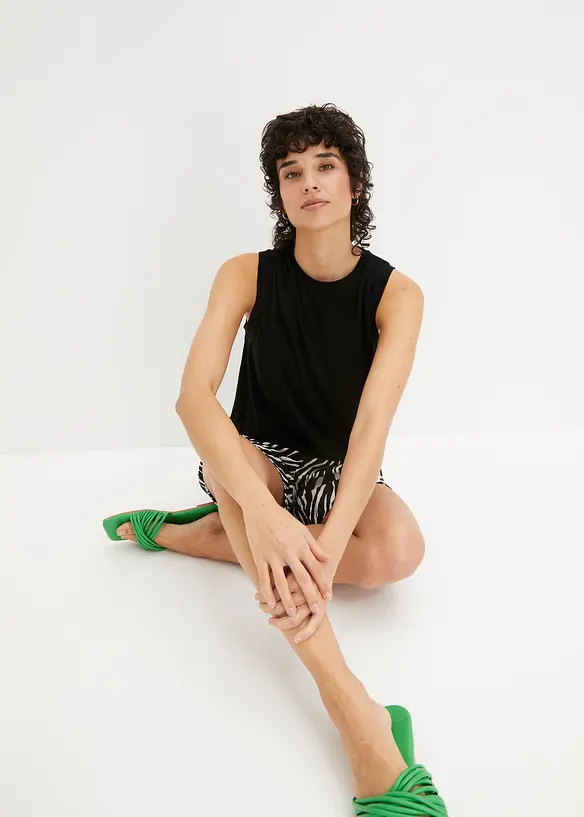T-shirt avec drapé, bonprix