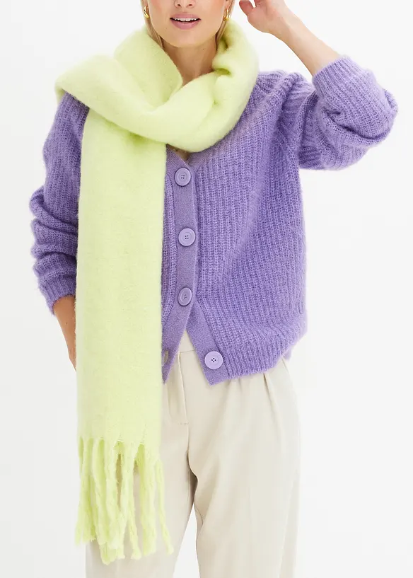 Gerippte Strickjacke, bonprix