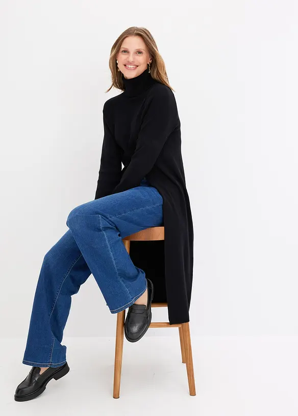 Longpullover mit Schlitz, bonprix