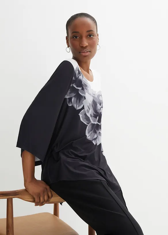 Tunique en jersey imprim&eacute;, bonprix