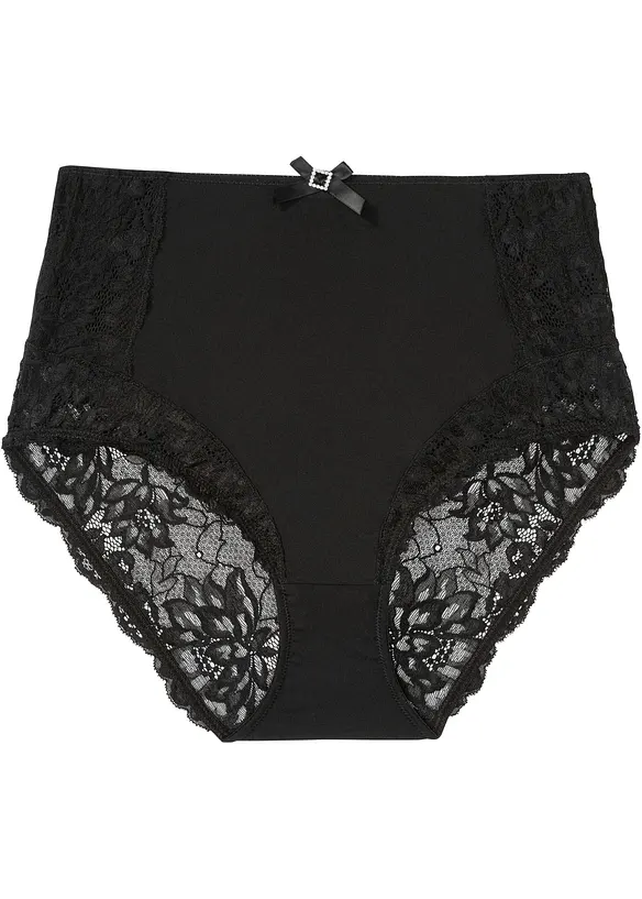 Highwaist Slip  mit zarter Spitze, bonprix