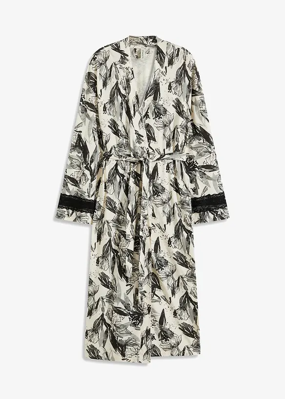Kimono Bademantel aus softem Viskose-Mix, bonprix