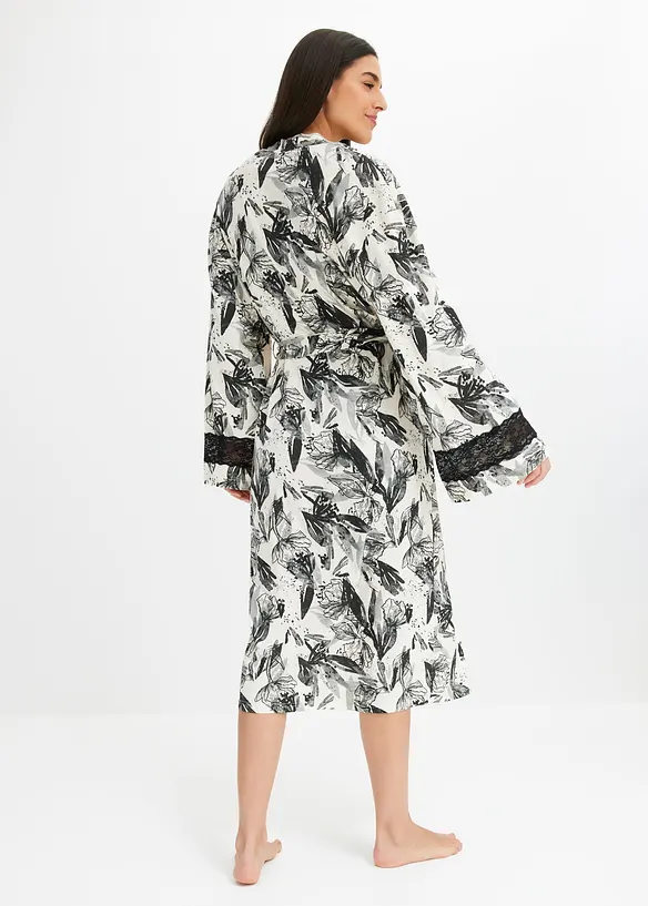 Kimono Bademantel aus softem Viskose-Mix, bonprix