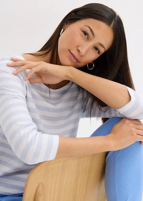 Shirt mit U-Boot-Ausschnitt, bonprix