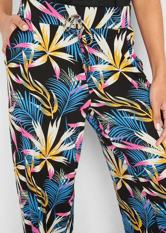Jersey-Palazzo-Hose aus softem Viskose-Mix, bonprix