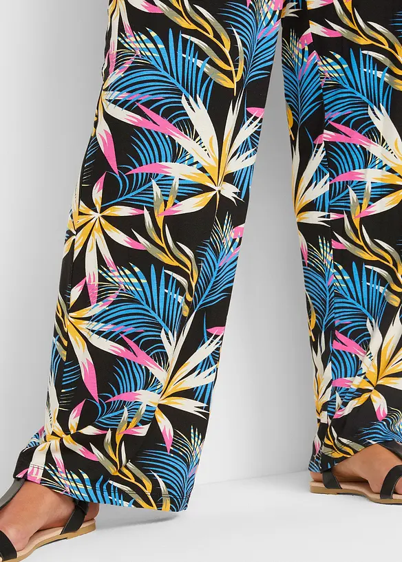 Jersey-Palazzo-Hose aus softem Viskose-Mix, bonprix