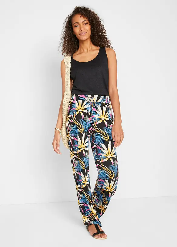 Jersey-Palazzo-Hose aus softem Viskose-Mix, bonprix