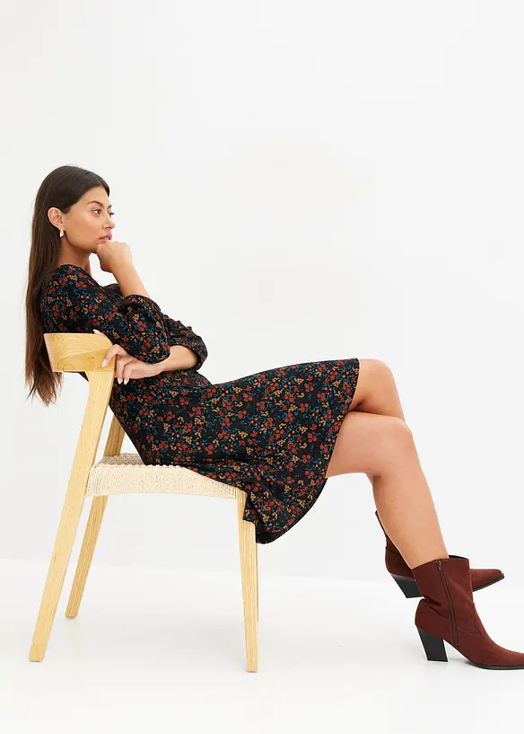 Minikleid aus Viskose-Mix, bonprix