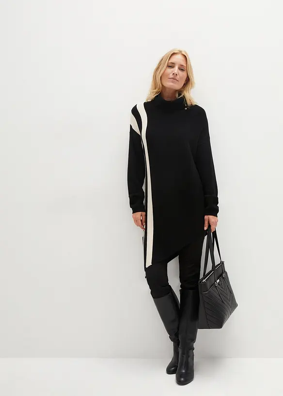 Zipfel Long-Pullover, bonprix