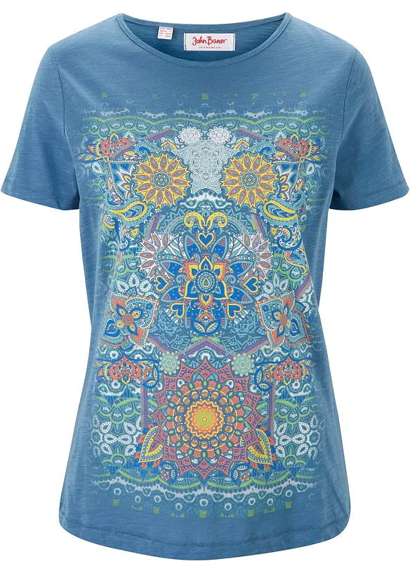 T-Shirt aus reiner Baumwolle, bonprix