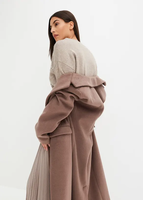 Boxy-Pullover mit Pailletten, bonprix