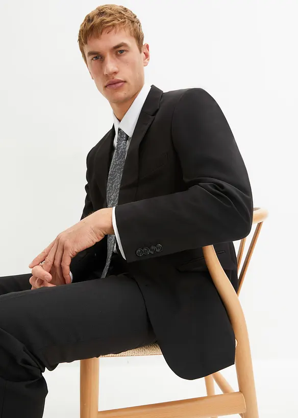 Costume 4 pi&egrave;ces slim avec chemise et cravate, bonprix