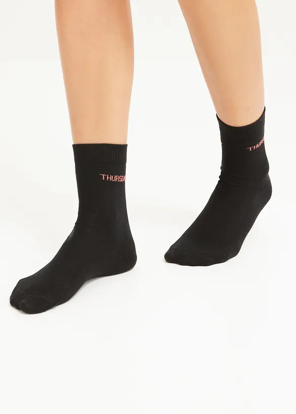 Halbsocke mit Bio-Baumwolle (7er Pack), bonprix