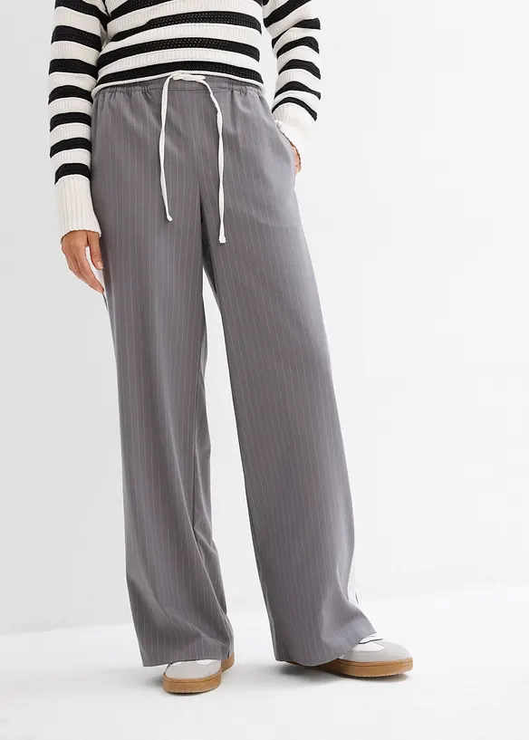 Pantalon ample à rayures contrastantes, bonprix