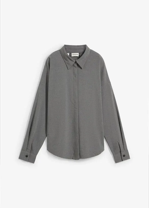 Chemisier oversize réversible en viscose mélangée, bonprix