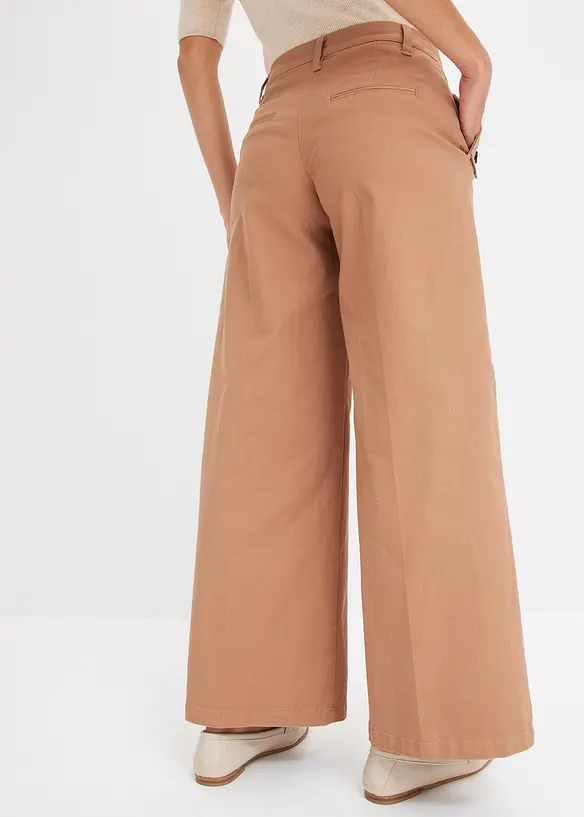 Pantalon à pont en twill, bonprix