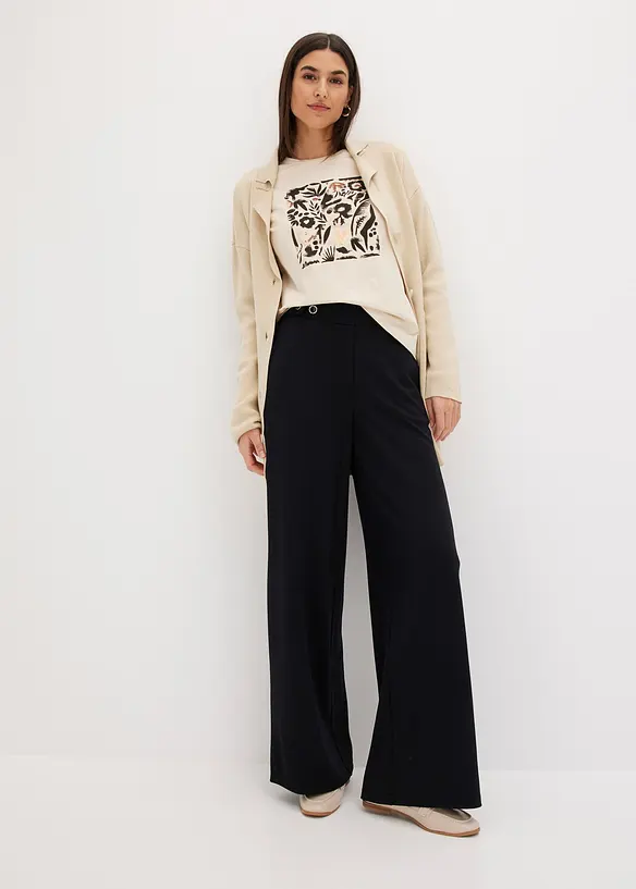 Langarmshirt mit Bio-Baumwolle, bonprix