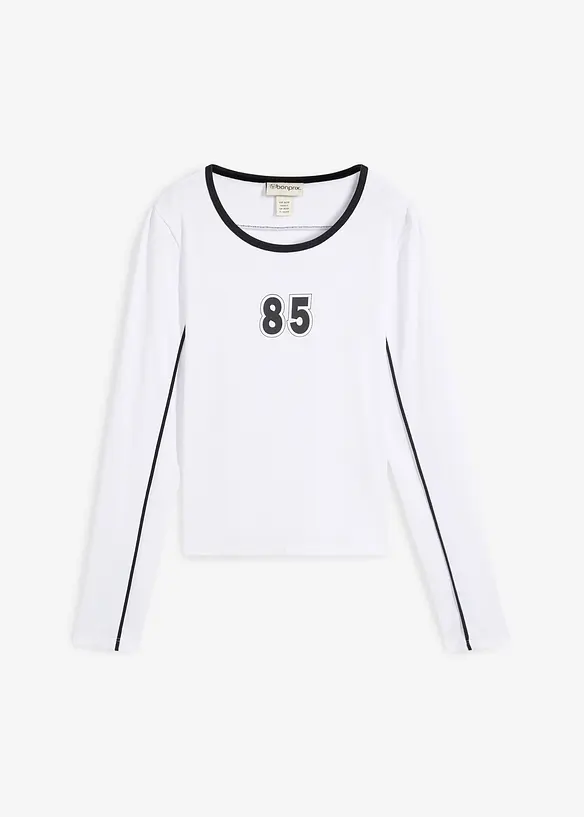 T-shirt manches longues 100% coton, bonprix