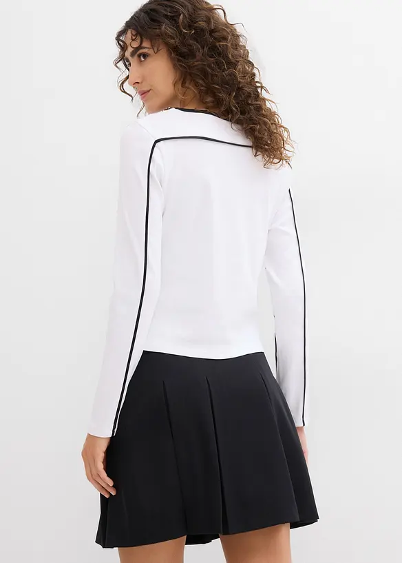 T-shirt manches longues 100% coton, bonprix