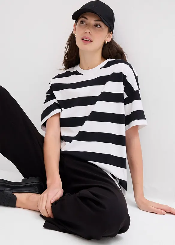 Oversize-Shirt aus reiner Bio-Baumwolle, bonprix