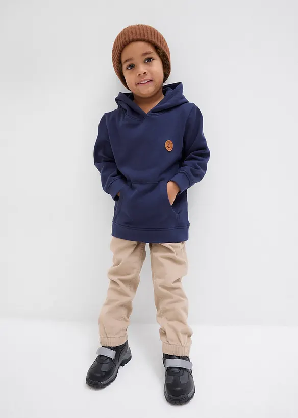 Regular Fit Schlupfhose aus reiner Baumwolle (3er Pack), bonprix