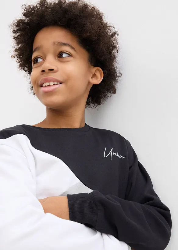 Sweatshirt, Loose Fit mit Bio-Baumwolle, bonprix