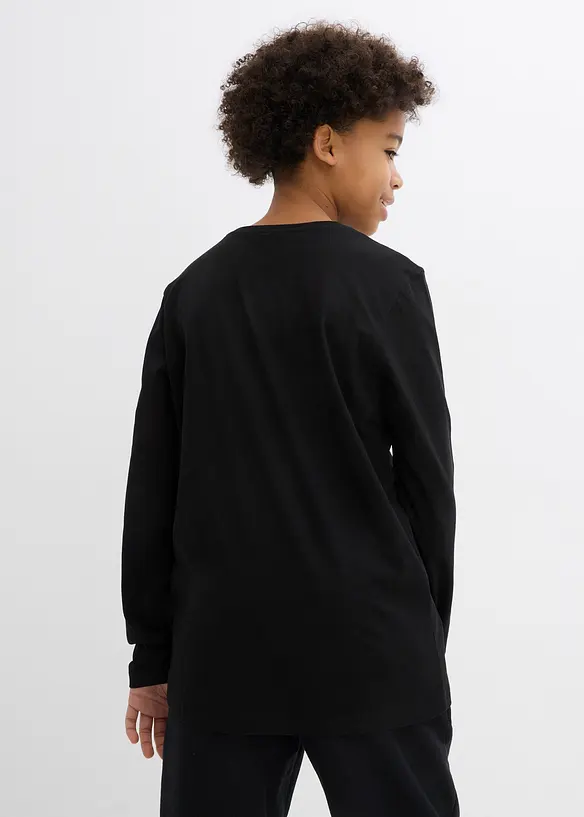 Langarmshirt aus reiner Bio-Baumwolle, bonprix