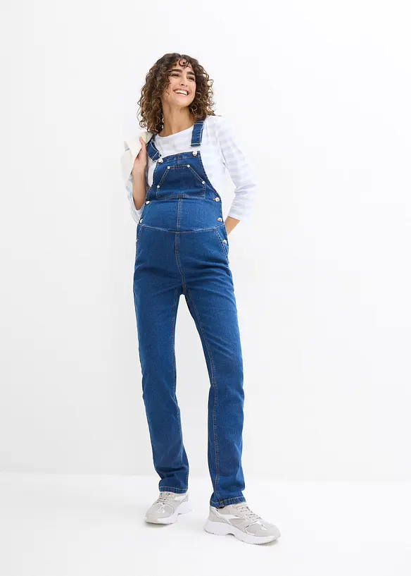 Salopette de grossesse à largeur ajustable, jambes droites, bonprix