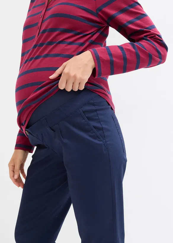 Pantalon de grossesse droit en coton, bonprix