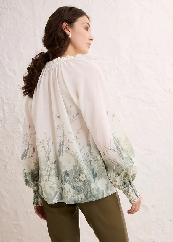 Blouse contenant de la soie, bonprix