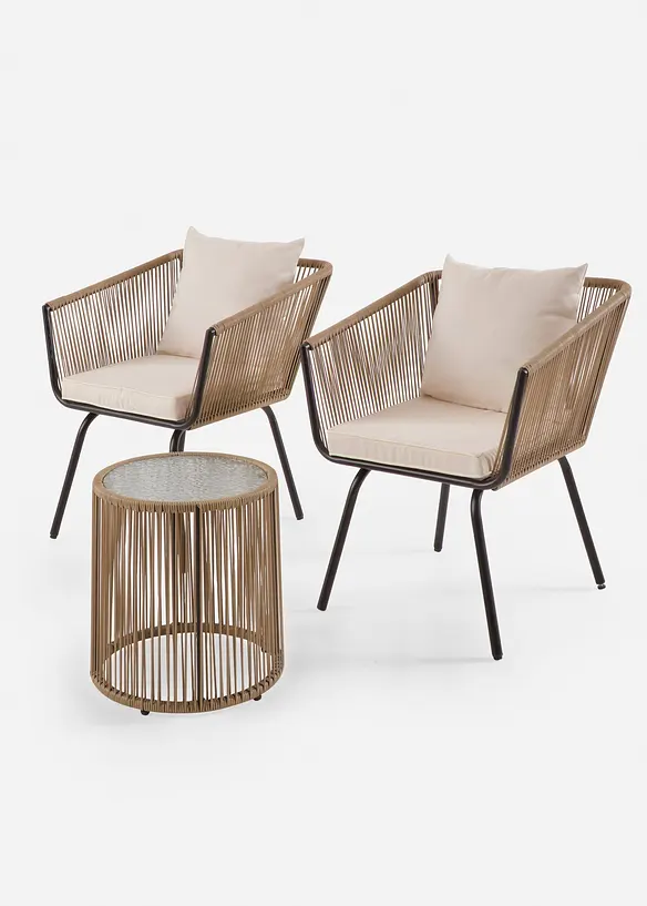 Salon de jardin (ens. 3 pces), bonprix