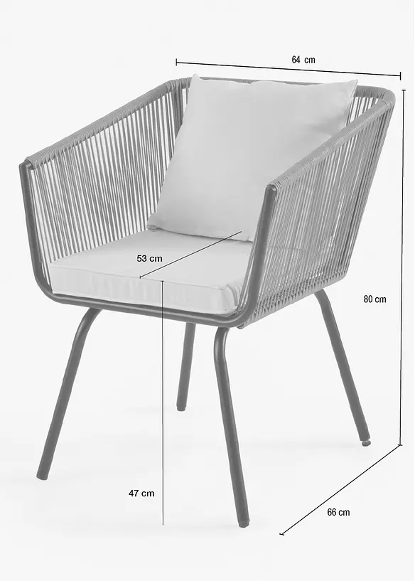 Gartenm&ouml;bel Set (3-tlg. Set), bonprix