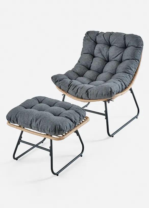 Mobilier de jardin (2 pi&egrave;ces), bonprix