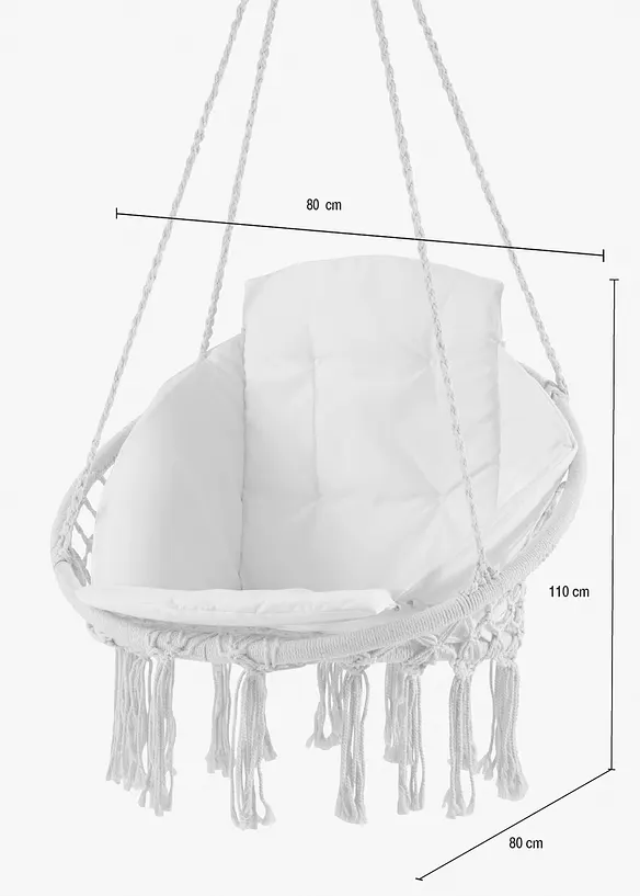 Fauteuil suspendu style boh&egrave;me, bonprix