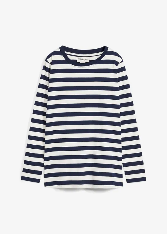 Streifenshirt aus reiner Bio-Baumwolle, bonprix