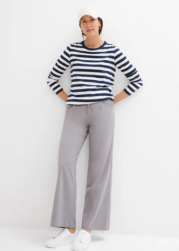 Streifenshirt aus reiner Bio-Baumwolle, bonprix