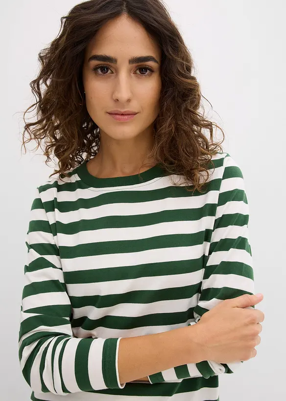 T-shirt rayé 100% coton, bonprix