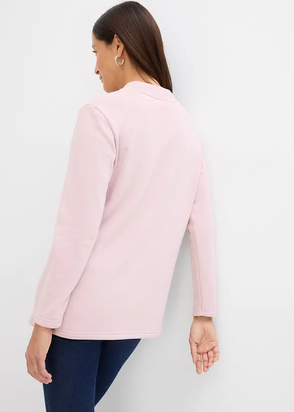 Sweat manches longues avec base fendue, bonprix