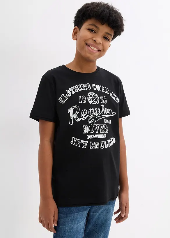 T-Shirt aus reiner Bio-Baumwolle (2er Pack), bonprix