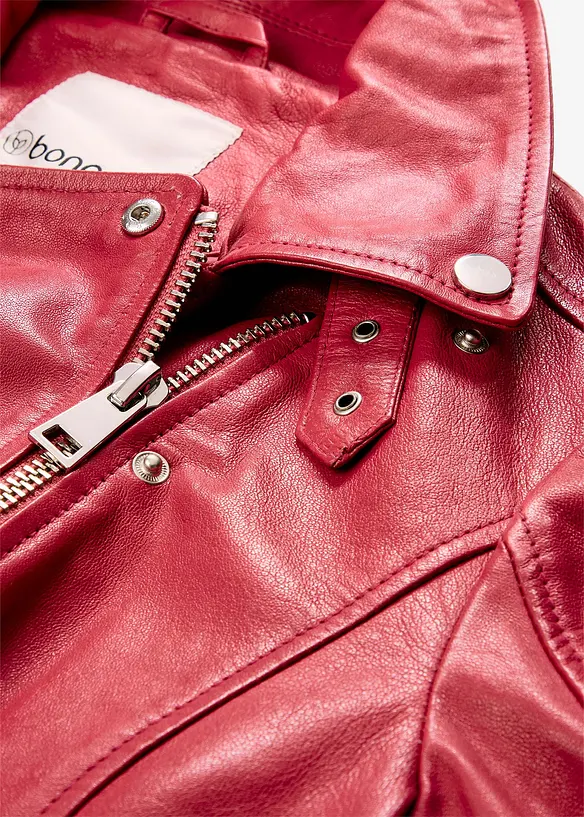 Bikerjacke aus Nappaleder, bonprix