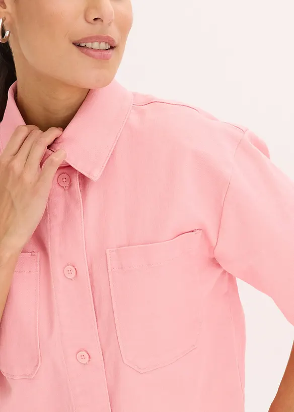 Hemdjacke mit kurzem Ärmel, bonprix